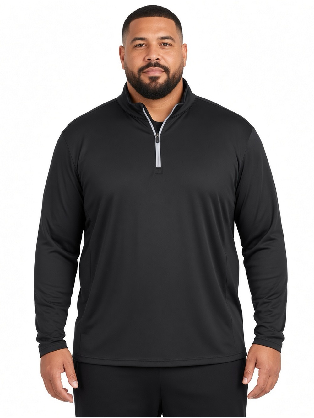 Puma Icon Men’s 1/4 Zip Black 4XL NWT